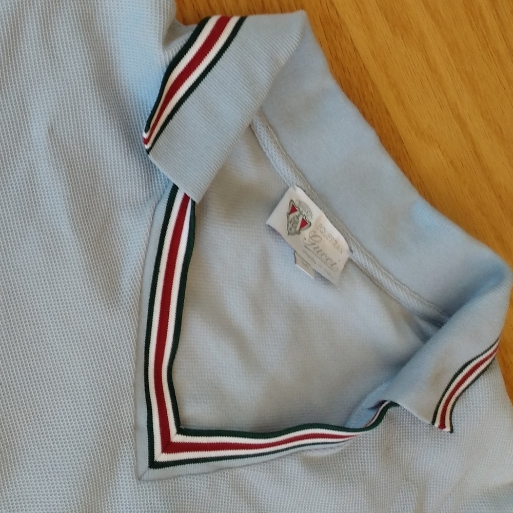 🛡️Gucci Equestrian Coat Of Arms Sherry Web Polo Dress - Picture 8 of 16